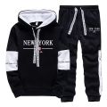 Quality Mens Tracksuit Casual Print Sweatshirts Sports Jogging Mens Clothing Autumn Winter Sportswear Single Piece Hoodie Pants.