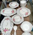 Melamine Dinner Set 80 Pcs Double Glaze 8 Persons Serving Pleasant Premium Quality Heavyweight. 