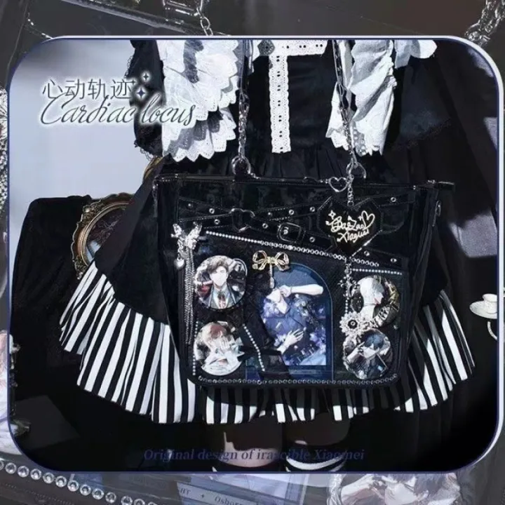 New%20Original%20Spicy%20Girl%20Cool%20Ita%20Bag%20Large%20Capacity%20Transparent%20Pain%20Layer%20Crossbody%20Bag%20Love%20Chain%20Ulzzang%20Shoulder%20Bag%20-%20Image%203