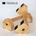 Wooden Parallettes | Parallettes | Push Up Stand Parallel Bars | wood Parallettes | Non Slip Base For Floor | Calisthenics Parallettes | Workout And Exercise Parallel Bars |. 