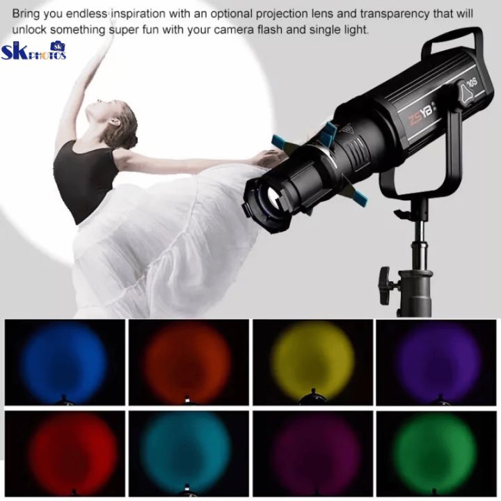 ZSYB%20YG-90%20Reflector%20with%20Bowens%20Mount%20Focalize%20Conical%20Snoots%20COB%20Reflector%20Tube%2019%20Degree%20Compatible%20with%20ZSYB%20Y500/ZSYB%20CL-60Bi%0AZSYB%20YG-90%20Spotlight%20Projecto*ZSYB%20YG-90%20SPOTLIGHT%20PROJECTOR*%0A%0A*Key%20Features:*%0A%0A-%20Bright%20&%20Adjustable%20Lighting%0A-%20Multi-Color%20-%20Image%204