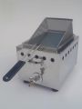 Commercial 4 Liter Gas Deep Fryer | Stainless Steel Gas Fryer | Deep Fryer for Chicken, Fries, Samosa & Snacks Oil Fryer For Restaurant, Home & Fast Food. 