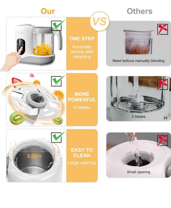 BEAR%202024%20Baby%20Food%20Maker%20%7C%20One%20Step%20Baby%20Food%20Processor%20Steamer%20Puree%20Blender%20%7C%20Auto%20Cooking%20&%20Grinding%20%7C%20Baby%20Food%20Puree%20Maker%20with%20Self%20Cleans%20%7C%20Touch%20Screen%20Control,%20White%20-%20Image%205