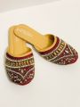 Girls Beautiful Gorgeous Rajsthani Half Nagra Shoes | Half Nagra.