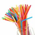 Multicolor Disposable Plastic Straw-100 Pcs. 