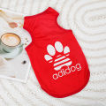 Pet Dog Clothing Summer Soft Polyester Teddy Dog Thin Tank Top Breathable and Cool Dog Cat Clothing Small Dogs T Shirt. 