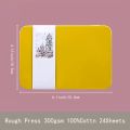 POTENTATE Watercolor Book Artist-grade Cotton A6 Rough-grained Watercolor Paper 300g Postcard Tin Box Travel Sketch Art Supplies. 