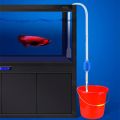 Aquarium Siphon Fish Tank Syphon Vacuum Cleaner Pump Semi-automatic Water Change Changer Gravel Water Filter Aquarium Tools 1.4m. 