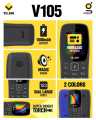 Villion V105 - Style Like Nokia 105 - Dual Sim - 1.77 Inch Display - Without Camera - Wireless FM Radio - Magic Sound - Torch Light - Dial Large. 
