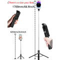 Portable Telescopic Bluetooth Selfie Stick for Live Streaming Photography and Travel A Convenient Photo-taking Gadget.