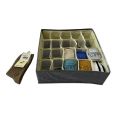 20 Cell  Foldable Non-Woven Fabric Storage Box For Household Organizer For Socks and Underwear. 