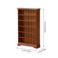 1:12 Dollhouse Miniature Bookcase 6-layer Storage Rack Display Cabinet Showcase Furniture Model Decor Toy Doll House Accessories. 