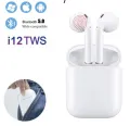 TWS-i12 Wireless Airpods Bluetooth 5.0 With Touch Control. 