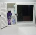Style front storage box cabinet mirror double door for bathroom accessories cabinet. 