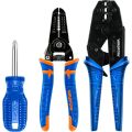 CRIMPING PLIER SET / LUG PUNCH PLIER KIT WITH WIRE STRIPPER/ PLIER / WIRE CRIMPER / CABLE LUGS PUNCHER / LUGS PRESSOR. 