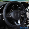 SEAMETAL 37-39CM Steering Wheel Cover Anti Slip Breathable Steering Cover Universal Microfiber Leather Steer Wheel Protector. 