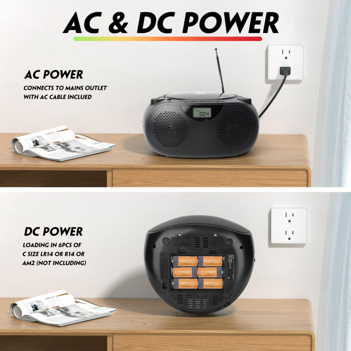 CD/MP3%20Player%20Boombox%20with%20Bluetooth%20AM%20FM%20Radios%20and%20USB/MP3,%20Bass%20Boost,%20AC%20DC%20Power%20-%20Image%206