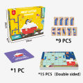Kid Maze Jigsaw Toy Logical Thinking Training Breakthrough Game Parent-Child Interaction Board Game Educational Toy For Children. 