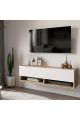 Wall Mounted Mini Tv Console,Living Room Decor, Fly TV Unit, Floating Tv Stand. 