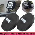 2PCS Magnetic Base 43mm M6 Thread Mount For Car Roof Magnetic Base Mount Bracket Clamp LED Work Light Bar Holder SUV Offroad. 