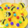 Little Bumblebee Multifunctional Board Game Puzzle Fishing Toys Interactive Educational Toys For Kids   Family Game. 