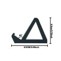 2Pcs Practical Plastic Keyboard Display Stand Anti-Slip 3D Printing Keyboard Holder Lightweight Keyboard Storage Rack.