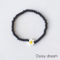 Beaded Daisy flower Bracelet | Elastic Bracelet | Beaded Bracelet | Handmade jewelry | cute simple Daisy Bracelet customize. 