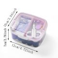 44 Piece Large Sewing Box Set Household Portable Set Tool Sewing Thread Multi Function Sewing Kit. 