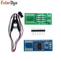 CH341A/CH341B 24 25 Series EEPROM Flash BIOS USB Programmer Module SOIC8 SOP8 Test Clip For EEPROM 93CXX / 25CXX / 24CXX DIY KIT. 