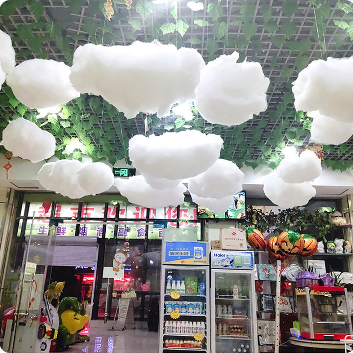 Artificial%20White%20Cotton%20Cloud%20Wedding%20Background%20Decor%20Props%20Christmas%20Birthday%20Party%20Living%20Room%20Diy%20Hanging%20Decor%20Cotton%20Cloud%20-%20Image%205
