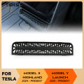 for Tesla New Model Y Launch Juniper 2025 3+ highland 2024 Rear Air Outlet Cover Rear Air Conditioning Vent Protective Cover. 