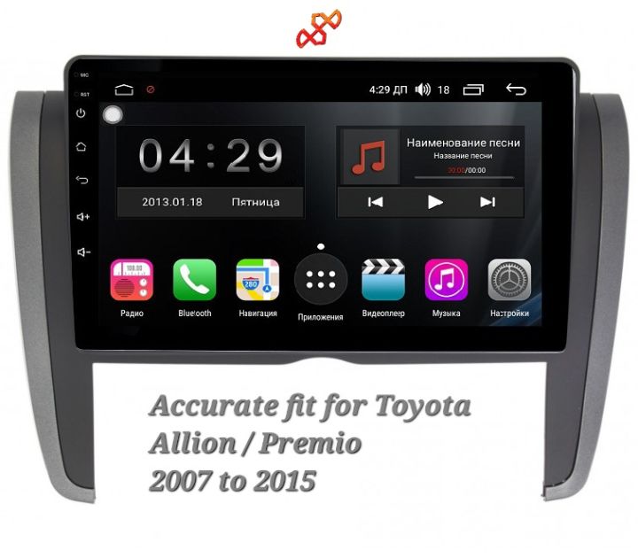 Toyota Allion / Premio 2007-2015 Car android player Android car stereo video audio system 9" 10" Universal Toyota Honda Nissan Mitsubishi Hyundai Mg Mazda cars navigation system Car interior accessories