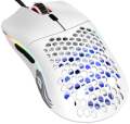 Glorious Model O Wired Gaming Mouse 67g Superlight Honeycomb Design, RGB, Pixart 3360 Sensor, Omron Switches, Ambidextrous - Matte White. 