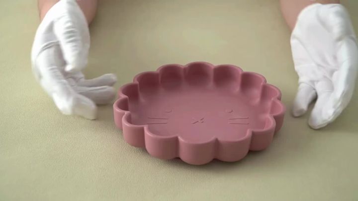 Mamaplan Silicone Baby Feeding Plate Kids Dining Plate Cartoon Dishes Waterproof Washable Toddler Feed Suction Plate Baby Stuff