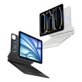 Smart PIN Plug&Play Magic Keyboard Case For iPad Pro 11/12.9/13 M4 M3 M2 Air 4/5/6/7 10.9 Multi-touch Pogo Pin Reverse Charging. 