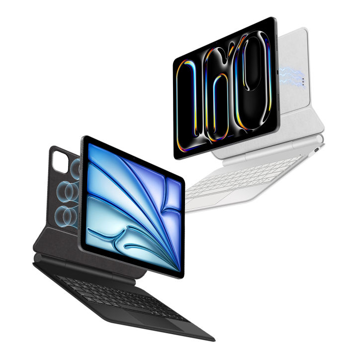 Smart%20PIN%20Plug&Play%20Magic%20Keyboard%20Case%20For%20iPad%20Pro%2011/12.9/13%20M4%20M3%20M2%20Air%204/5/6/7%2010.9%20Multi-touch%20Pogo%20Pin%20Reverse%20Charging%20-%20Image%203