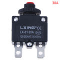 3-8A 10/15/20/30A Circuit Breaker Overload Protector Switch Fuse Thermal Current Push Button. 