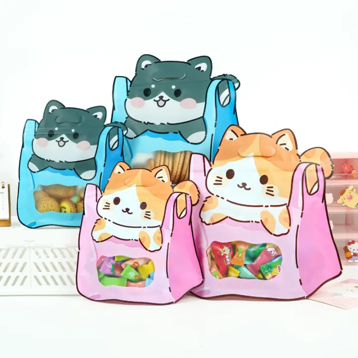 20Pcs%2050Pcs%20Plastic%20Portable%20Cartoon%20Schoolbags%20Sweets%20Snack%20Sealing%20Pockets%20Children's%20Birthday%20Wedding%20Party%20Creative%20%20Bag%20-%20Image%205