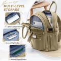 Nylon backpack Fashion Women Backpacks Waterproof Multi-Pocket School Backpack for Student Teenagers Girls Kawaii Laptop Bag New. 