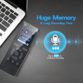 64GB Voice Activated Digital Recorder with Playback – 4552 Hours Audio Storage, 1536Kbps HD Recording, Dual Microphone, MP3 Play.