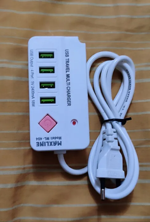 Maxline%20ML-404%20%E2%80%93%204-Port%20USB%20Travel%20Charger%20(1.2m%20Cable)%20-%20Multicolor%20-%20Image%202