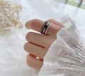 Beige Love Shape Ring for Women - Fine Wedding Jewelry Gift.
