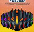 M2  Gaming Mouse RGB – 7 Color Lighting | Perfect for PC Gamers. 