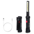 Portable flashlight foldable flashlight 360 ํ led magnetic base flashlight portable LED flashlight. 