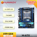 HUANANZHI QD4 LGA 2011-3 Motherboard Support XEON E5 2620 2640 2660 2666 2667 2670 2680 2696 V3 V4 DDR3 RECC NON-ECC RAM NVMe. 