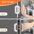 Multifunctional Refrigerator Lock Child Safety Lock Anti-pinch Hand Cabinet Door Lock. 