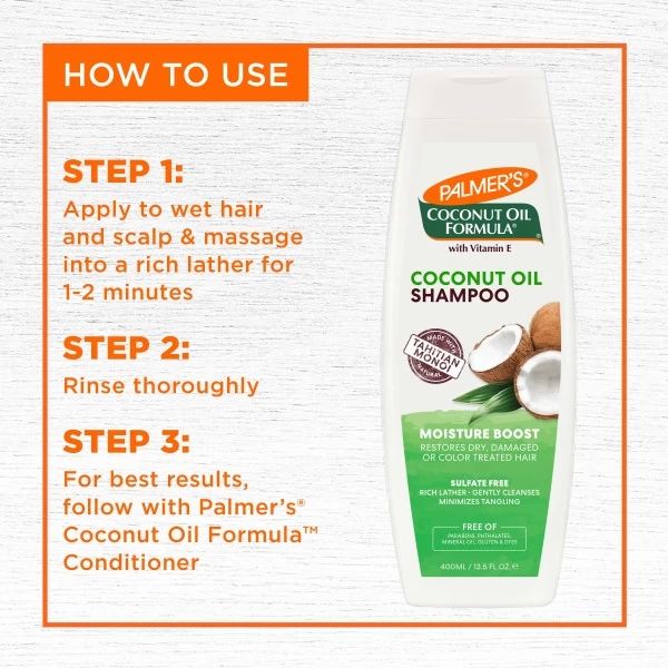 Palmer's%20Coconut%20Oil%20Shampoo%20and%20conditioner%20For%20dry%20and%20damaged%20hairs%202%C3%97400ml%20Sulphate%20free%20-%20Image%204