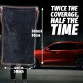 Ultra Absorbent Car Towel XXL Extra Large Microfiber Drying Towel - Ultra Absorbent Thickened Technology with Twist Ring Design.