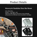 NEW 22mm 28mm Motorcycle Handlebar Riser Motocross Heightening Clamp Mount Pit Bike For Benelli For BMW For Yamaha For Honda. 