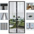 Magnet Screen Doors, Summer Punch-free Self-adhesive Screen Doors, Mosquito Repellent Magnetic Curtain, Easy To Install.